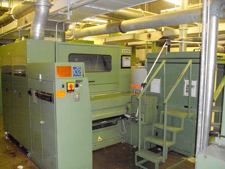 RIETER SSI C-4 Carding Machine, 40" working width, 1984 YOC,